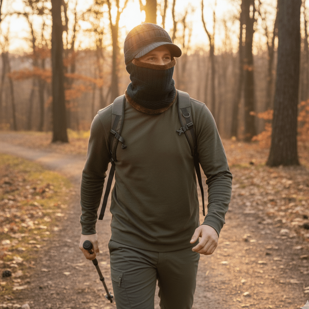 Thermal Winter Balaclava with Integrated Visor | Active Peaks - Active Peaks