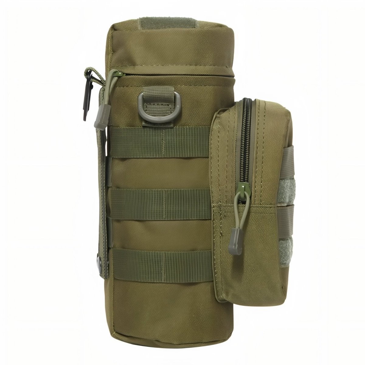 Durable MOLLE Tactical Bottle Holder with Accessory Pocket - Active Peaks