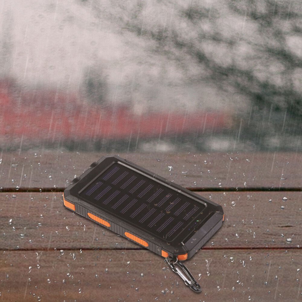 Solar Power Bank Waterproof Shockproof 10000 mAh | Active Peaks - Active Peaks