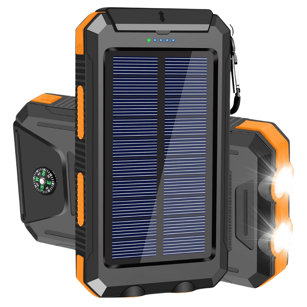 Solar Power Bank Waterproof Shockproof 10000 mAh | Active Peaks - Active Peaks