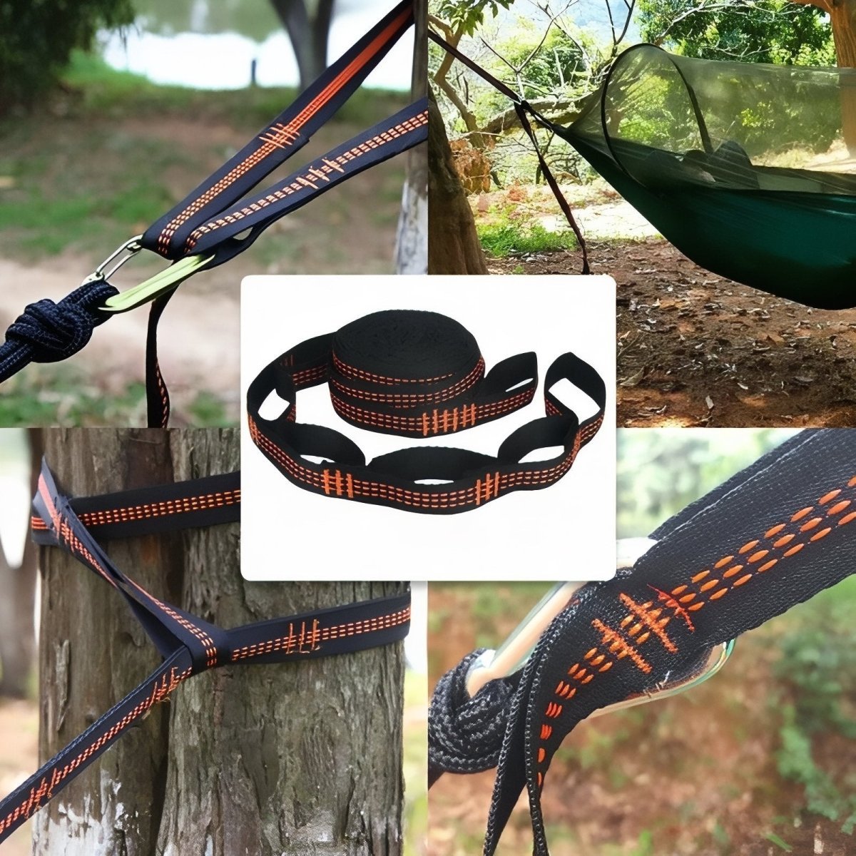 Adjustable Heavy - Duty Hammock Suspension Straps - Active Peaks