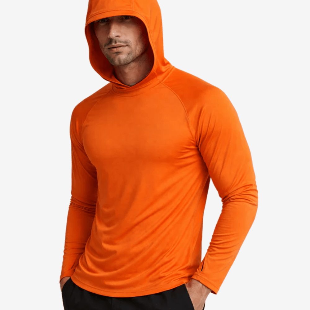 Men's UPF 50+ Sun Hoodie – Lightweight Quick - Drying - Active Peaks