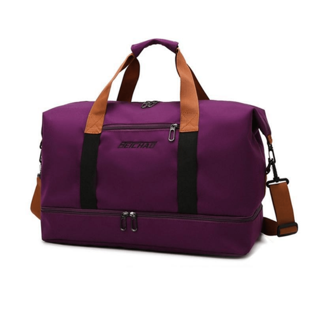 Sports Travel Bag – Durable and Water - Resistant with Separate Shoe Compartment - Active Peaks