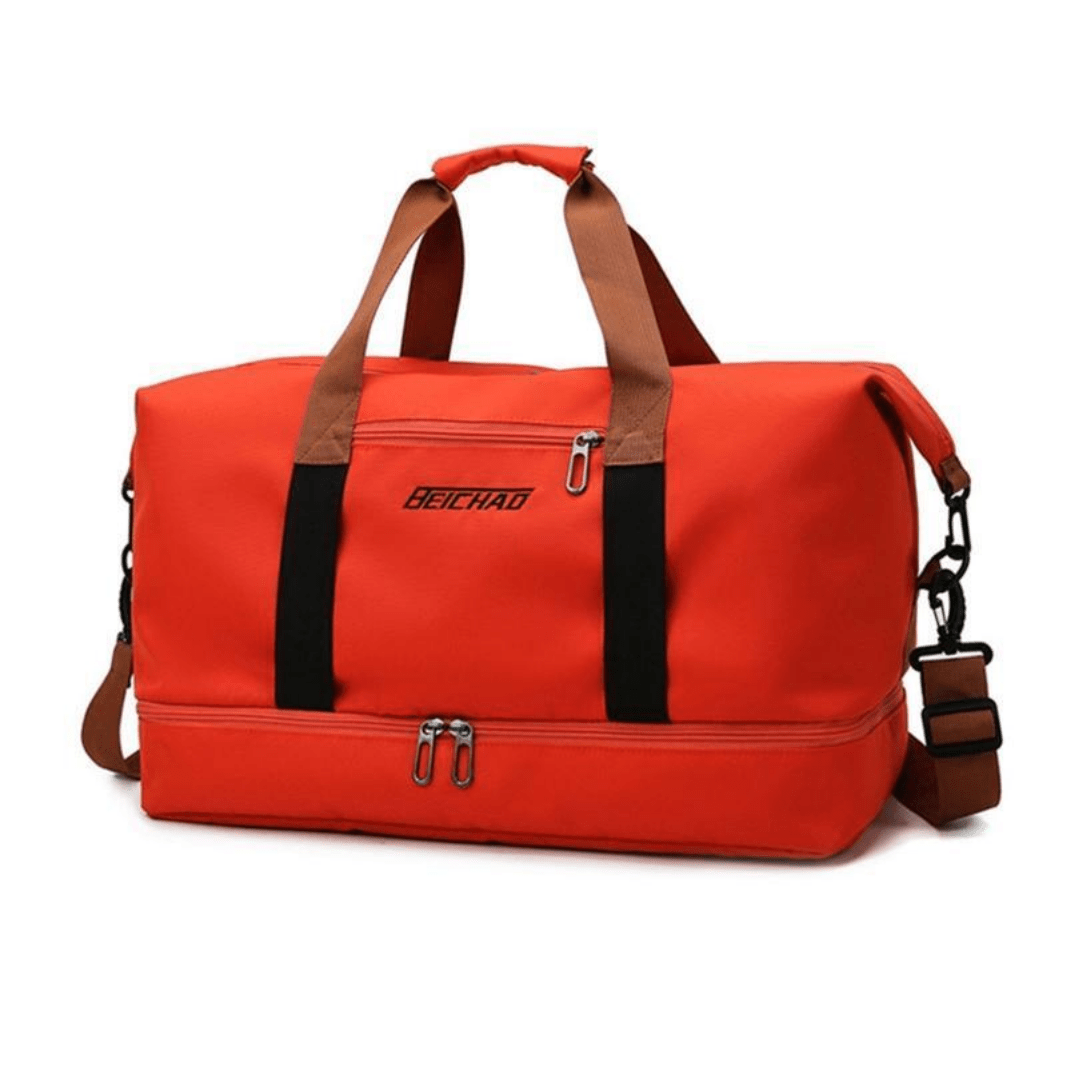 Sports Travel Bag – Durable and Water - Resistant with Separate Shoe Compartment - Active Peaks