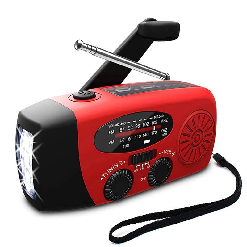 Compact Emergency Radio - Multi - Purpose with LED and Power Bank - Active Peaks