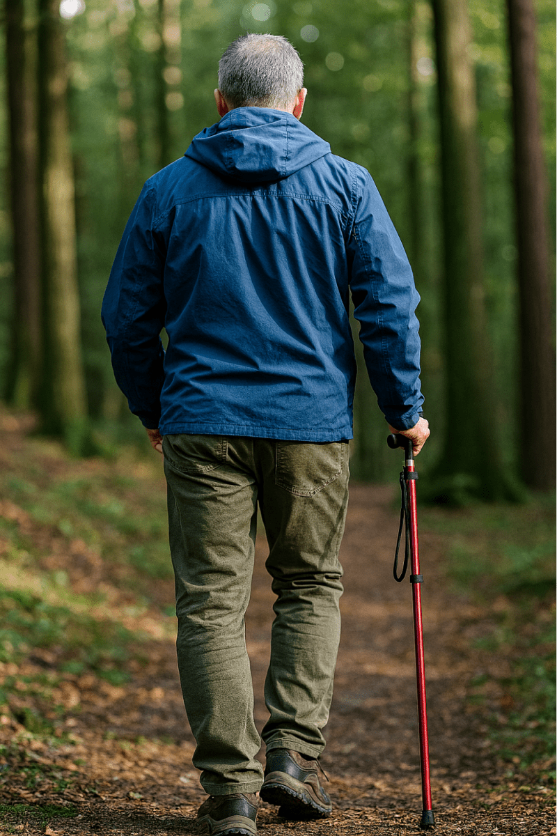 Adjustable Folding Walking Stick with Telescopic Shaft | Active Peaks - Active Peaks