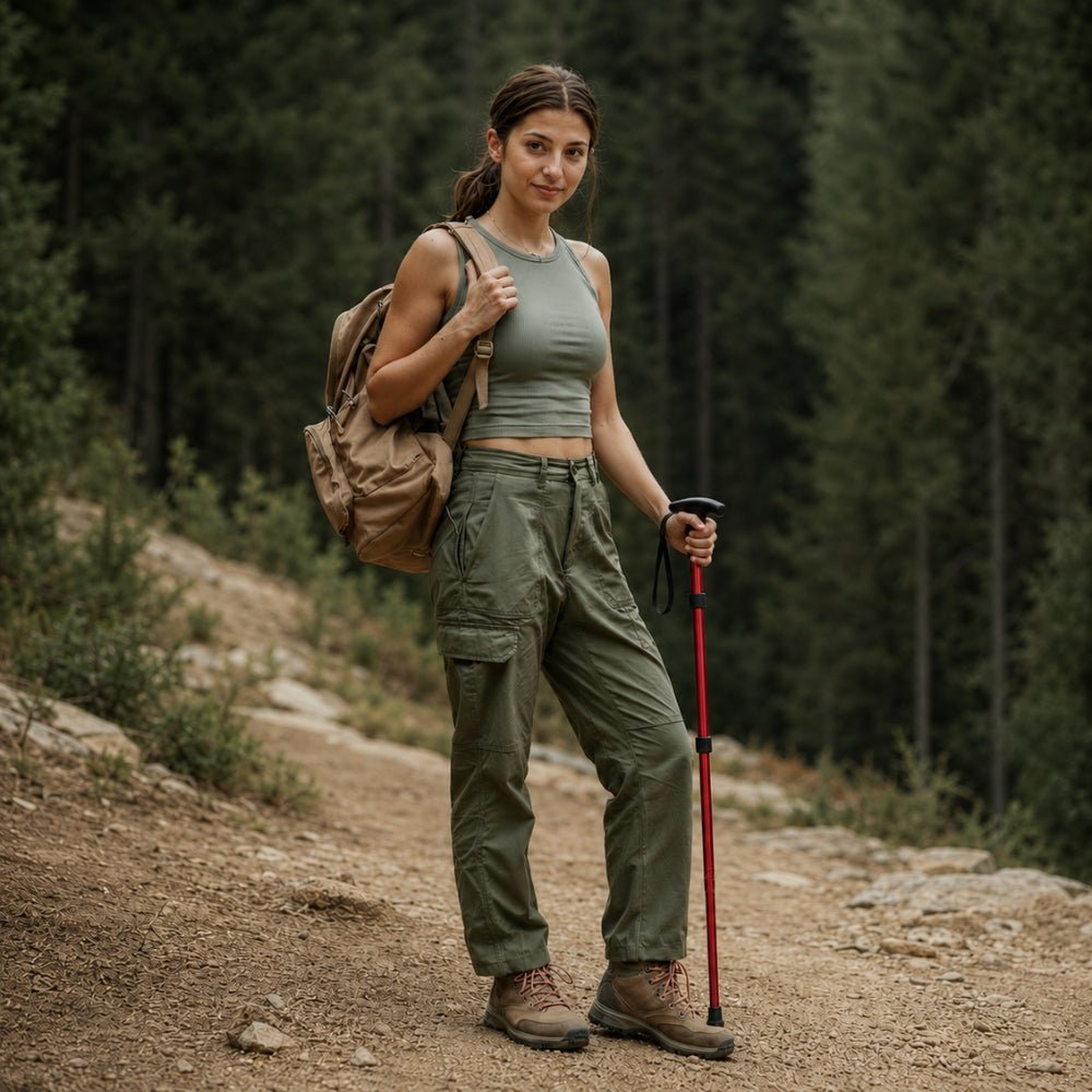 Adjustable Folding Walking Stick with Telescopic Shaft | Active Peaks - Active Peaks