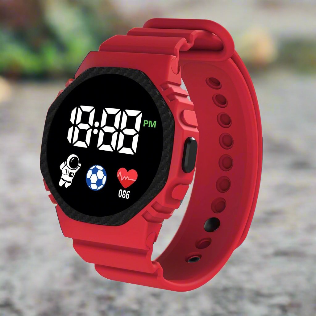 Children’s Waterproof Digital Watch – Durable Outdoor Design - Active Peaks