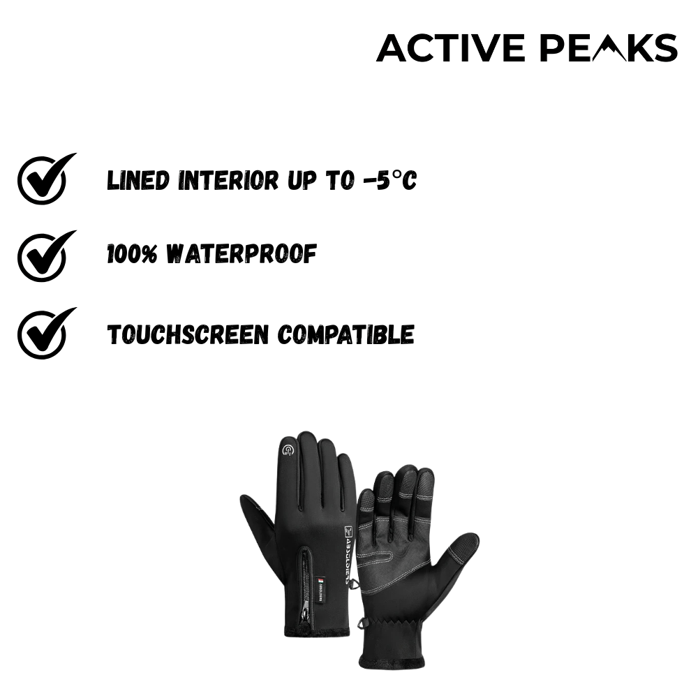 Winter Gloves Waterproof Touchscreen Grip | Active Peaks - Active Peaks