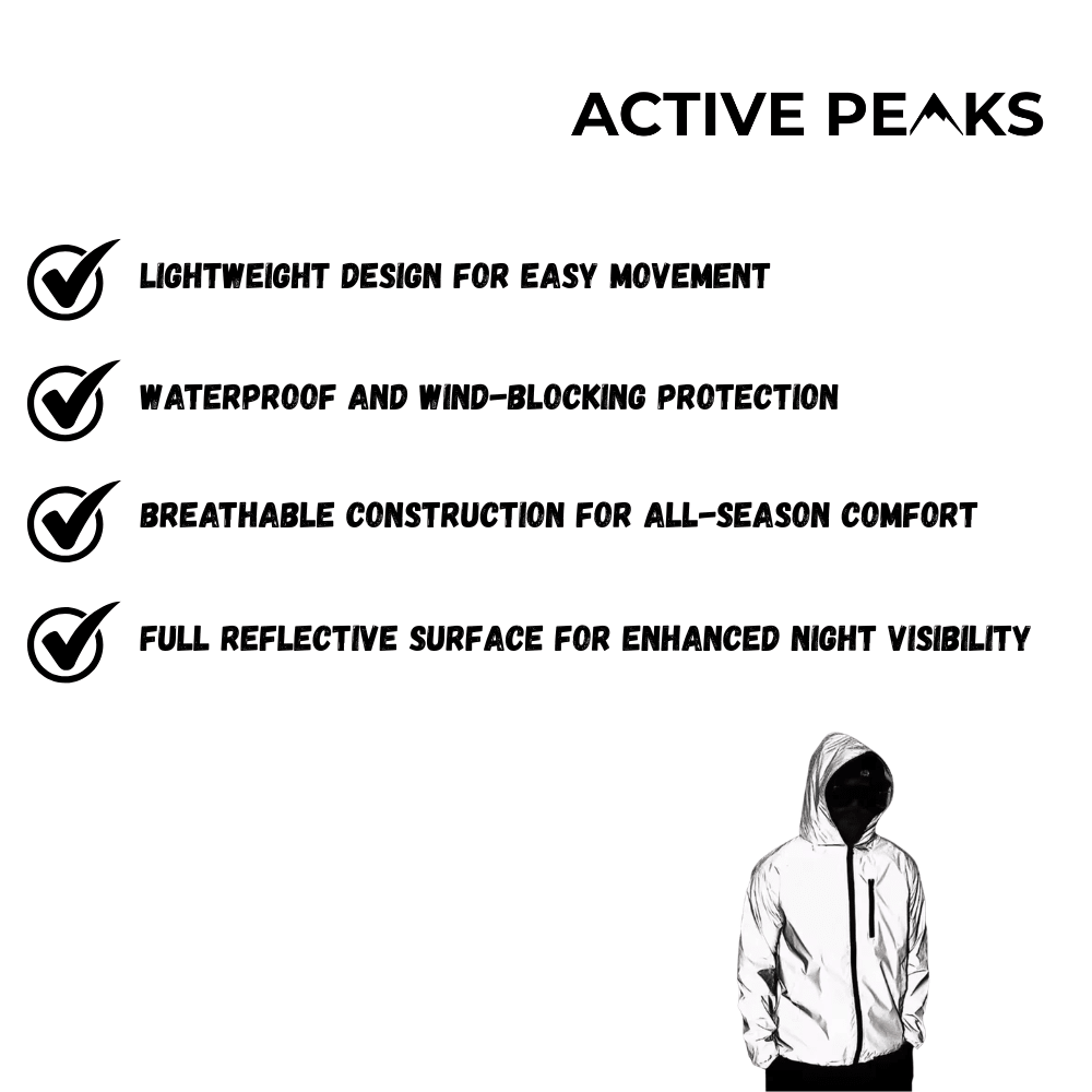 Waterproof Reflective Outdoor Jacket | Active Peaks - Active Peaks