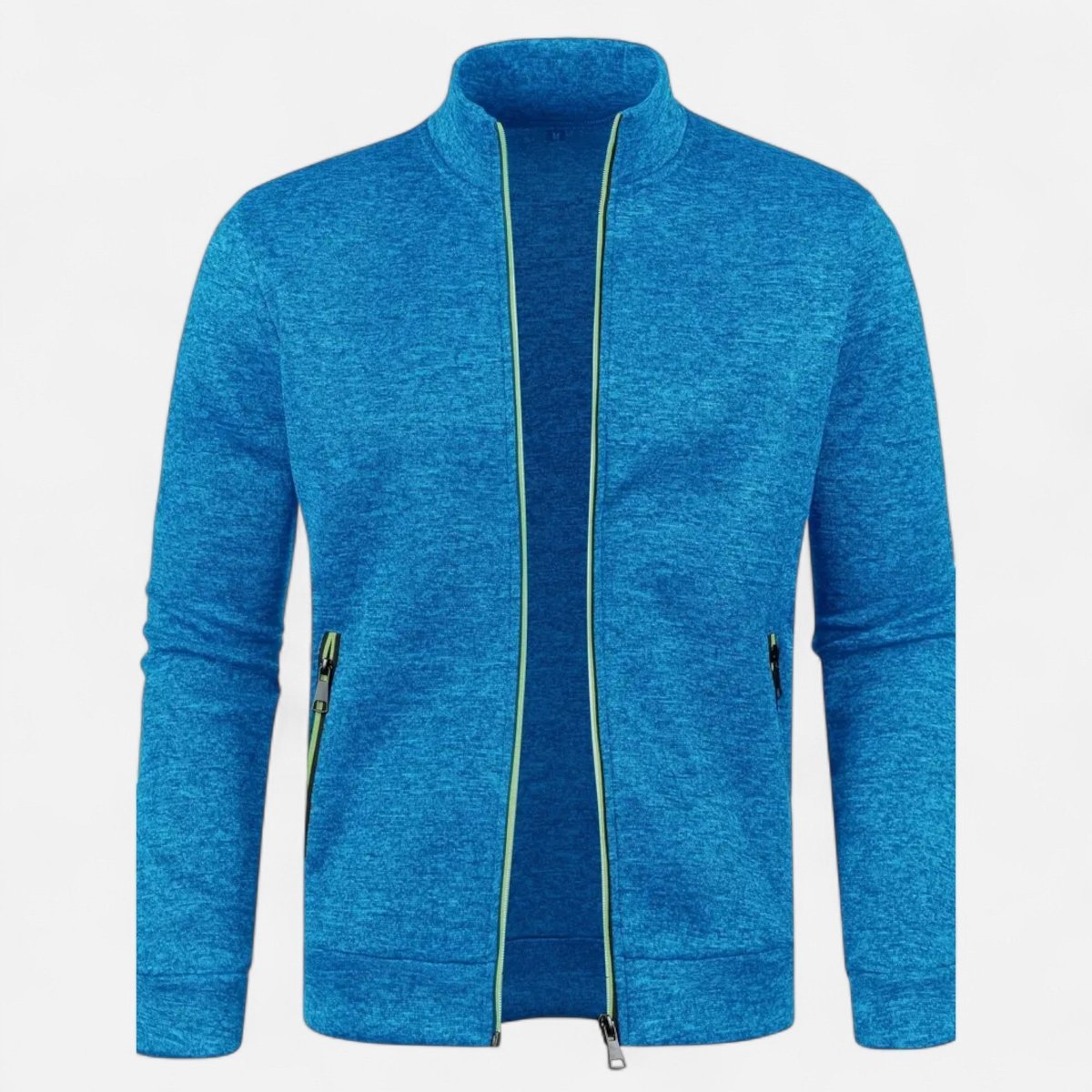 Knitted Zip Cardigan with Full - Length Closure | Active Peaks - Active Peaks