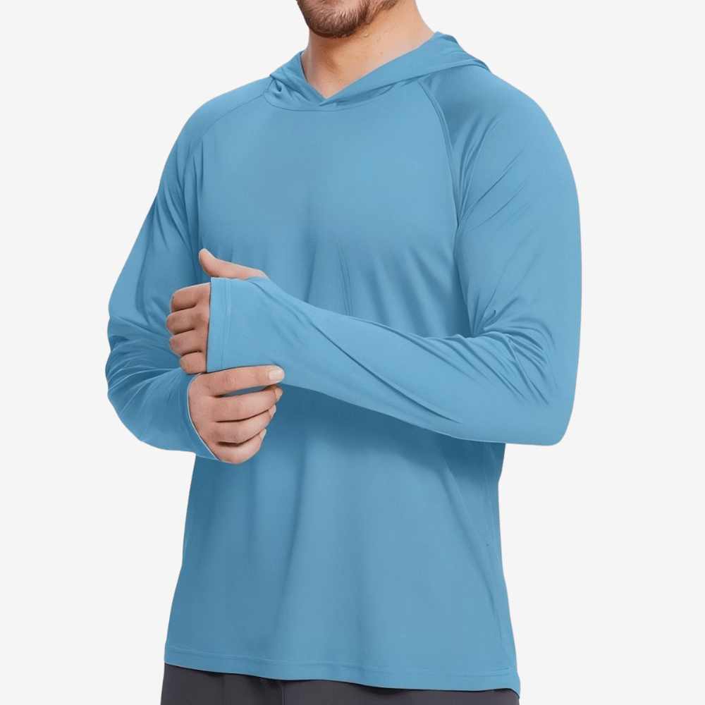 Men’s Breathable Long Sleeve Hiking T-Shirt with UV Protection - Active Peaks