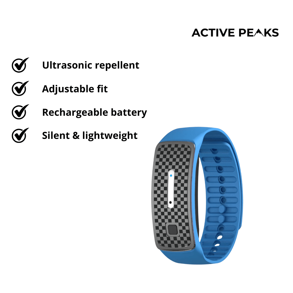 Ultrasonic Mosquito Repellent Bracelet | Active Peaks - Active Peaks