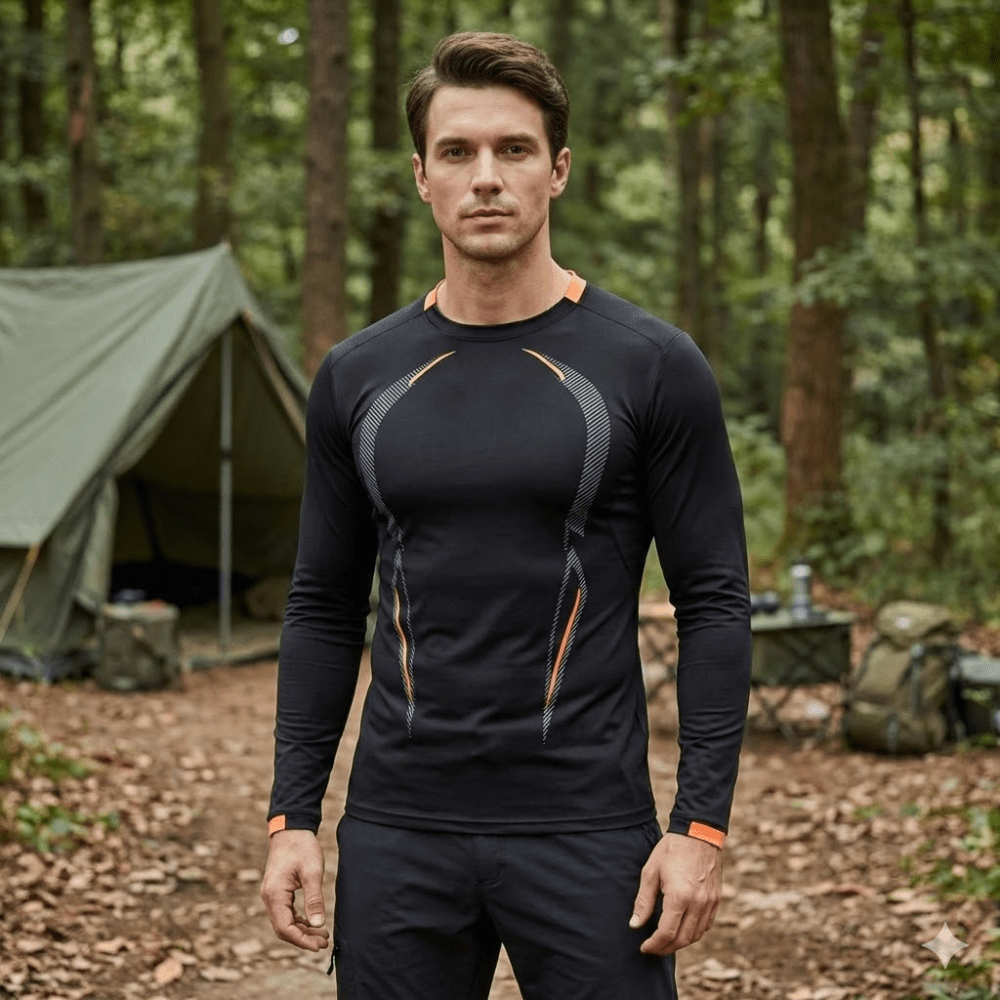 Breathable Long - Sleeve Hiking T-Shirt | Active Peaks - Active Peaks