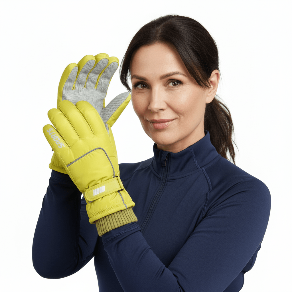 Thermal Waterproof Ski Gloves with Touchscreen Design - Active Peaks