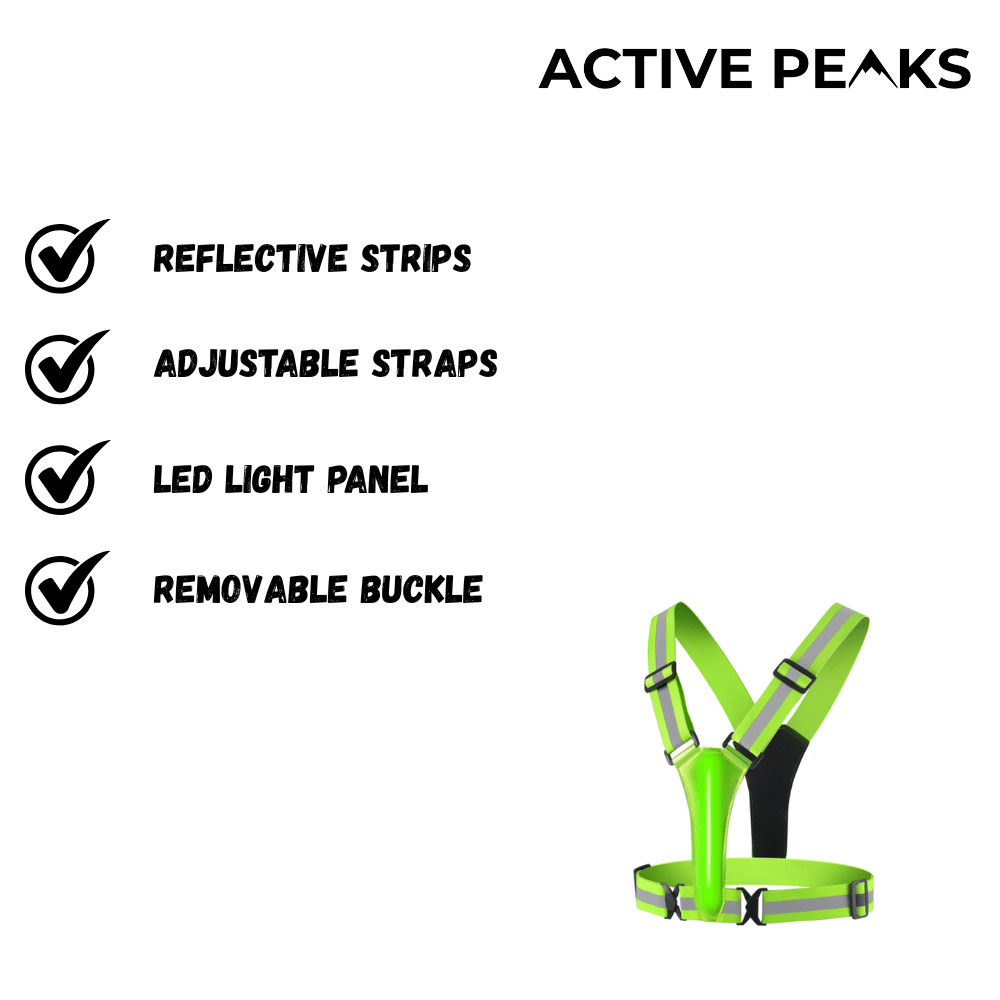 LED Safety Vest Reflective | Active Peaks - Active Peaks